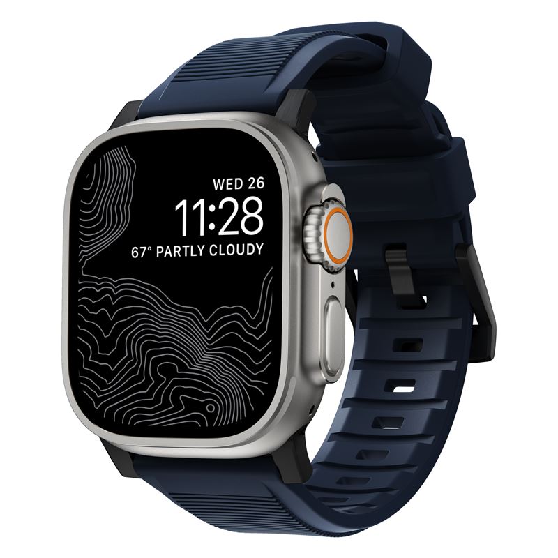 Curea de ceas, Nomad, pentru Apple Watch 45/44/42mm, albastru